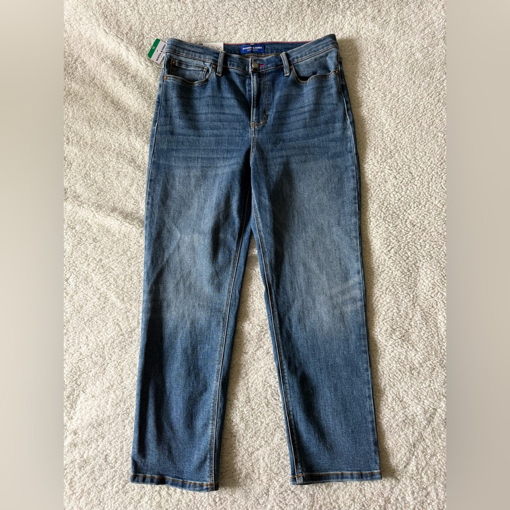 Scotch & Soda Women’s High Five High Rise Slim Blue Jeans Size 12 New with Tags